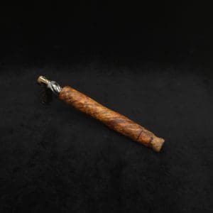 This image portrays Specialty Design XL Dynavap Stem + Book-Matched M.P. - New! by Dovetail Woodwork.