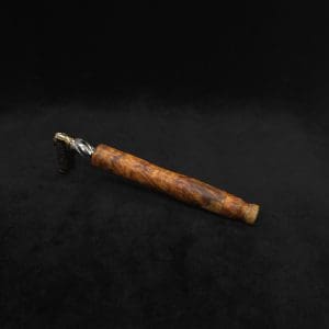 This image portrays Specialty Design XL Dynavap Stem + Book-Matched M.P. - New! by Dovetail Woodwork.