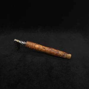 This image portrays Specialty Design XL Dynavap Stem + Book-Matched M.P. - New! by Dovetail Woodwork.