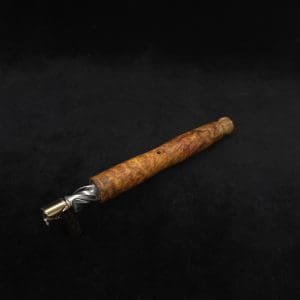 This image portrays Specialty Design XL Dynavap Stem + Book-Matched M.P. - New! by Dovetail Woodwork.