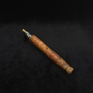This image portrays Specialty Design XL Dynavap Stem + Book-Matched M.P. - New! by Dovetail Woodwork.