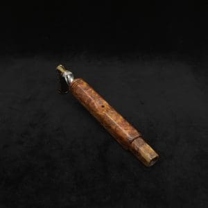 This image portrays No-Roll XL Burl Dynavap Stem + Book-Matched M.P. by Dovetail Woodwork.