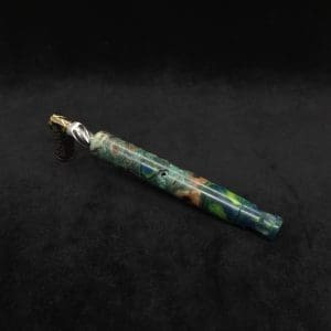 This image portrays Dynavap XL Burl Hybrid Cosmic Stem-Eclipse Design + Book-Matched M.P. by Dovetail Woodwork.