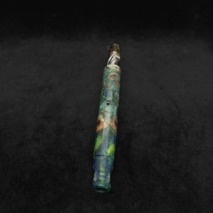 This image portrays Dynavap XL Burl Hybrid Cosmic Stem-Eclipse Design + Book-Matched M.P. by Dovetail Woodwork.