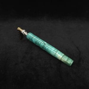 This image portrays Tri-Channel XL Dynavap Stem Wavy Maple Burl + Book-Matched M.P. ☘ by Dovetail Woodwork.