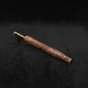 This image portrays B-Line XL Dynavap Stem Highly Figured Maple Burl + Book-Matched M.P. ☘ by Dovetail Woodwork.