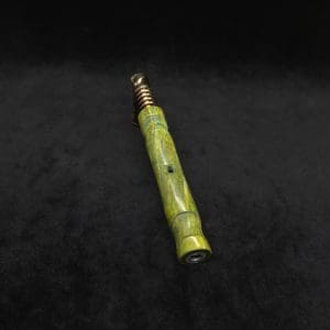 This image portrays Attenuated 2X Joint Dynavap XL Burl Stem + Book-Matched Mouthpiece-NEW! ☘ by Dovetail Woodwork.