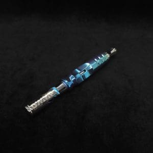 This image portrays The Franken Device-Fully Anodized Specialty Device w/Wood Case-Special Edition-NEW! ☘ by Dovetail Woodwork.