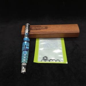This image portrays The Franken Device-Fully Anodized Specialty Device w/Wood Case-Special Edition-NEW! ☘ by Dovetail Woodwork.