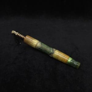 This image portrays Tri-Axial Dynavap XL Stem Burl Hybrid + Book-Matched M.P. - NEW! by Dovetail Woodwork.