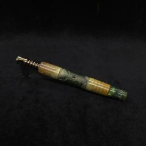 This image portrays Tri-Axial Dynavap XL Stem Burl Hybrid + Book-Matched M.P. - NEW! by Dovetail Woodwork.
