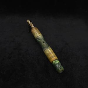 This image portrays Tri-Axial Dynavap XL Stem Burl Hybrid + Book-Matched M.P. - NEW! by Dovetail Woodwork.