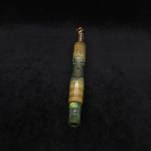 This image portrays Tri-Axial Dynavap XL Stem Burl Hybrid + Book-Matched M.P. - NEW! by Dovetail Woodwork.