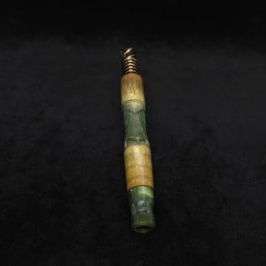 This image portrays Tri-Axial Dynavap XL Stem Burl Hybrid + Book-Matched M.P. - NEW! by Dovetail Woodwork.