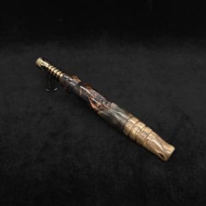This image portrays Dynavap HyperDyn XL Hybrid (D.W. Revision) + Book-Matched M.P. by Dovetail Woodwork.