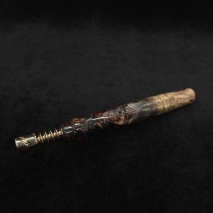 This image portrays Dynavap HyperDyn XL Hybrid (D.W. Revision) + Book-Matched M.P. by Dovetail Woodwork.