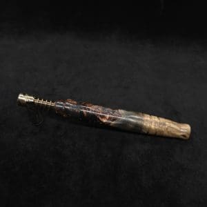 This image portrays Dynavap HyperDyn XL Hybrid (D.W. Revision) + Book-Matched M.P. by Dovetail Woodwork.