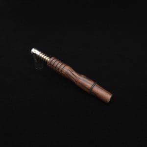 This image portrays Dynavap XL High Class Cocobolo Wood 14mm WPA/Stem-NEW! by Dovetail Woodwork.