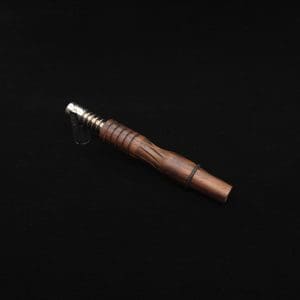 This image portrays Dynavap XL High Class Cocobolo Wood 14mm WPA/Stem-NEW! by Dovetail Woodwork.