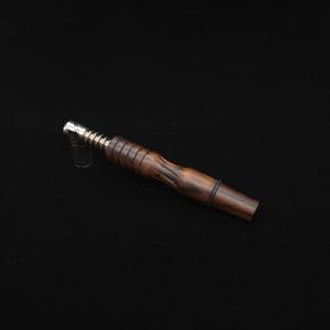 This image portrays Dynavap XL High Class Cocobolo Wood 14mm WPA/Stem-NEW! by Dovetail Woodwork.