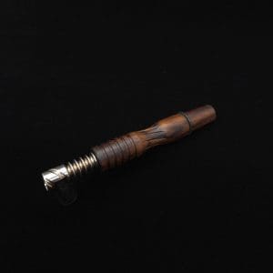 This image portrays Dynavap XL High Class Cocobolo Wood 14mm WPA/Stem-NEW! by Dovetail Woodwork.