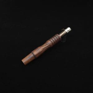 This image portrays Dynavap XL High Class Cocobolo Wood 14mm WPA/Stem-NEW! by Dovetail Woodwork.
