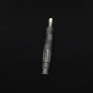 This image portrays Vertex XL Black Ebony Dynavap Stem + (2) Mouthpieces - NEW! ☘ by Dovetail Woodwork.