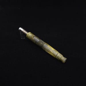 This image portrays High Class Vertex XL Burl Dynavap Stem + Book-Matched M.P. - NEW! ☘ by Dovetail Woodwork.