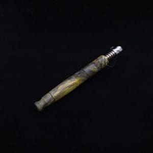 This image portrays High Class Vertex XL Burl Dynavap Stem + Book-Matched M.P. - NEW! ☘ by Dovetail Woodwork.