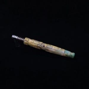 This image portrays High Class Specialty XL Burl Dynavap Stem + Book-Matched M.P. - NEW! ☘ by Dovetail Woodwork.