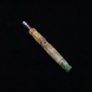 This image portrays High Class Specialty XL Burl Dynavap Stem + Book-Matched M.P. - NEW! ☘ by Dovetail Woodwork.