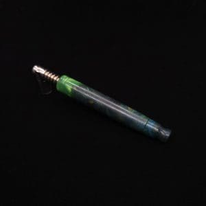 This image portrays Blunt XL Dynavap Hybrid Burl Stem + Book-Matched M.P. ☘ by Dovetail Woodwork.