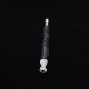 This image portrays Vertex XL Black Ebony Dynavap Stem + (2) Mouthpieces - NEW! ☘ by Dovetail Woodwork.
