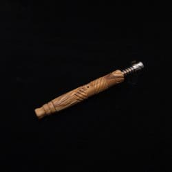 Vertex XL Bethlehem Olivewood Dynavap Stem + Book-Matched Mouthpiece + Bonus 🎃 M.P. - NEW! ☘