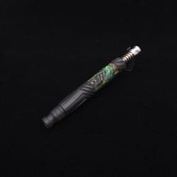 Vertex Hybrid XL Black Ebony Dynavap Stem + (4) Mouthpieces - NEW! ☘ 🎃