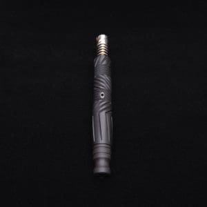 This image portrays Vertex XL Black Ebony Dynavap Stem + (3) Mouthpieces - NEW! ☘ 🎃 by Dovetail Woodwork.