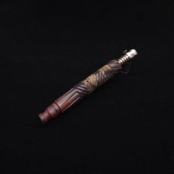 Vertex Mixed Burl XL Dynavap Stem + Manzanita Burl Mouthpiece - NEW! ☘ 🎃