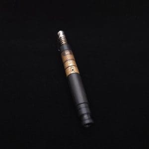 This image portrays High Class Blunt XL Dynavap Mixed Burl Stem + Book-Matched M.P. ☘ by Dovetail Woodwork.