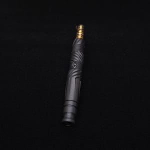 This image portrays Vertex XL Black Ebony Dynavap Stem + (2) Mouthpieces - Halloween Bundle!🎃 by Dovetail Woodwork.