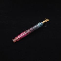 High Class Vertex Design XL Dynavap Stem + Zebrawood Mouthpiece - NEW! ☘