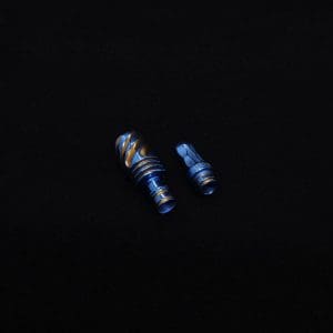 This image portrays The Royal HyperDyn-Full Device Custom Anodized-Special Edition-NEW! ☘ by Dovetail Woodwork.