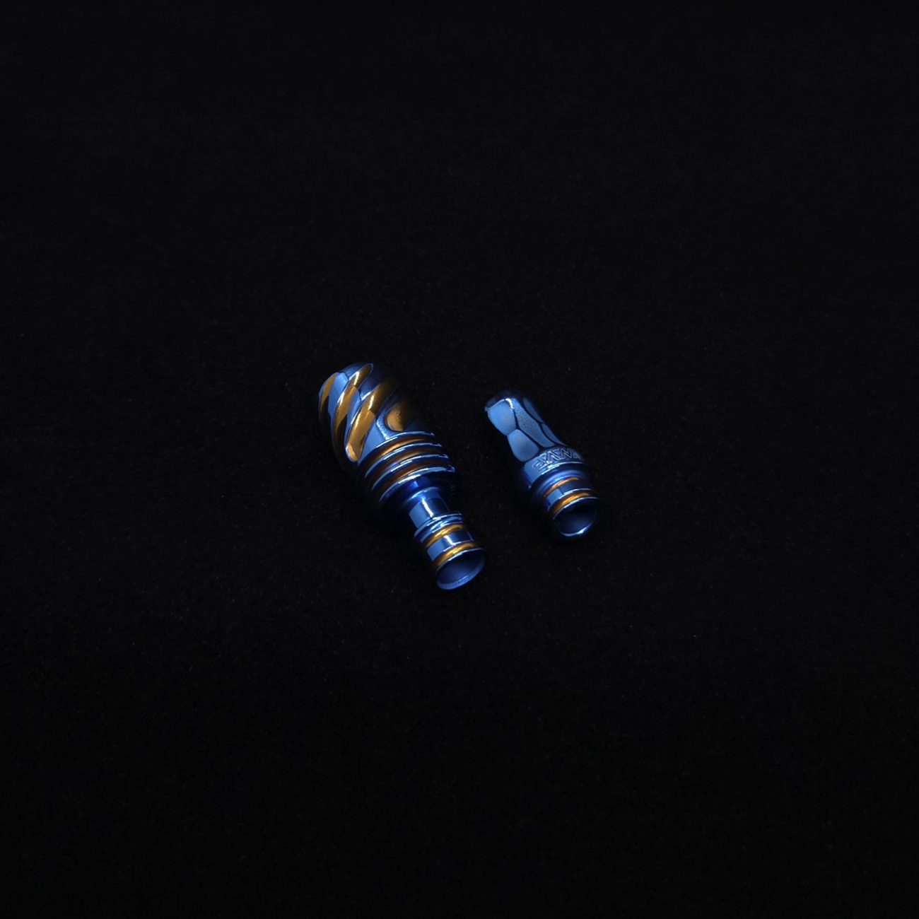 This image portrays The Royal HyperDyn-Full Device Custom Anodized-Special Edition-NEW! ☘ by Dovetail Woodwork.