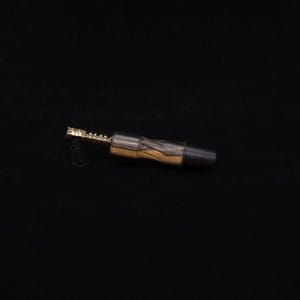 This image portrays Dynavap High Class Mixed Ebony Wood14mm WPA/Stem-NEW! by Dovetail Woodwork.