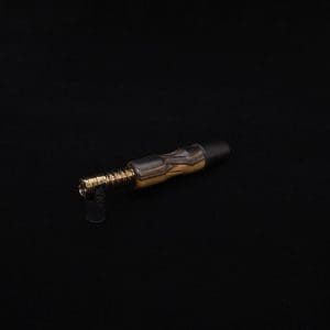 This image portrays Dynavap High Class Mixed Ebony Wood14mm WPA/Stem-NEW! by Dovetail Woodwork.