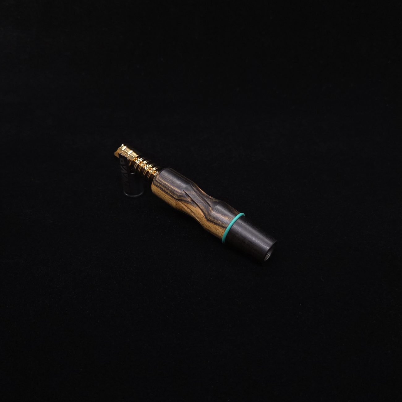 This image portrays Dynavap High Class Mixed Ebony Wood14mm WPA/Stem-NEW! by Dovetail Woodwork.