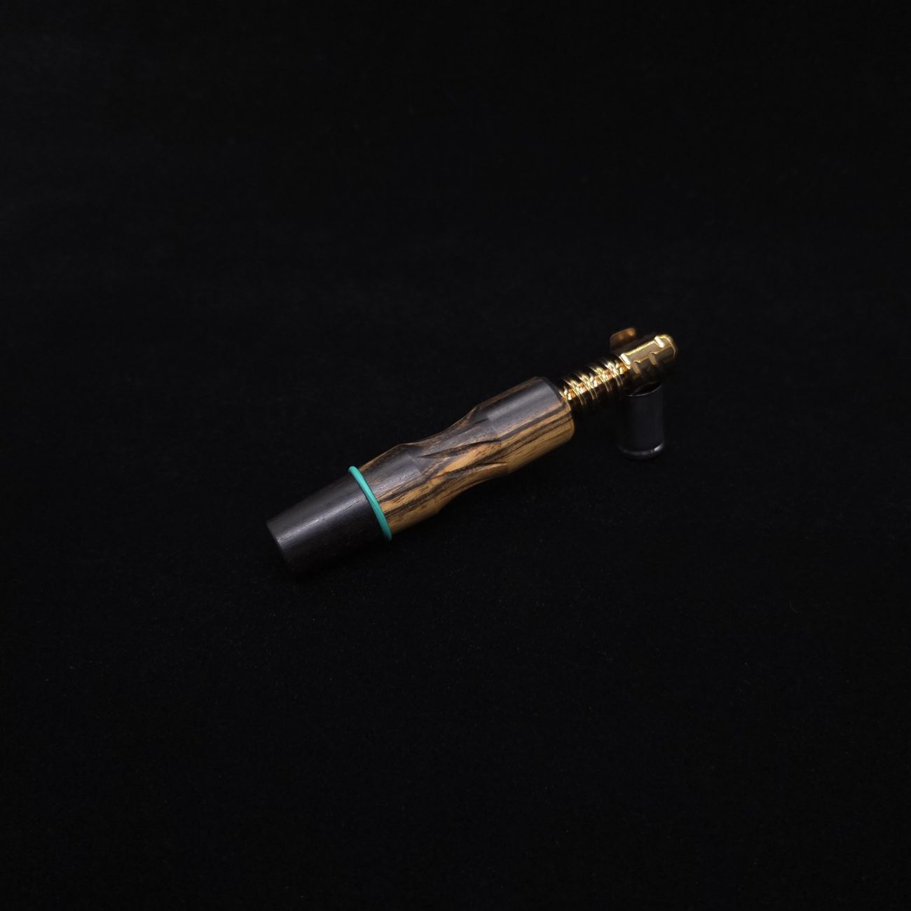 This image portrays Dynavap High Class Mixed Ebony Wood14mm WPA/Stem-NEW! by Dovetail Woodwork.