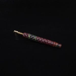 This image portrays High Class Reaper Spine XL Hybrid Dynavap Stem + Book-Matched Mouthpiece -🔥𓌜 by Dovetail Woodwork.