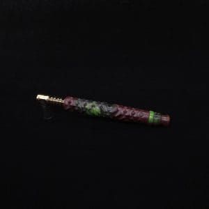 This image portrays High Class Reaper Spine XL Hybrid Dynavap Stem + Book-Matched Mouthpiece -🔥𓌜 by Dovetail Woodwork.