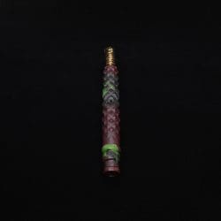 High Class Reaper Spine XL Hybrid Dynavap Stem + Book-Matched Mouthpiece -🔥𓌜