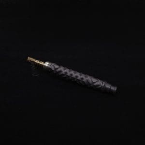 This image portrays Special Edition High Class Reaper Spine XL Dynavap Stem + XXL Condenser/(2) Mouthpieces - NEW!🍀 𓌜 by Dovetail Woodwork.